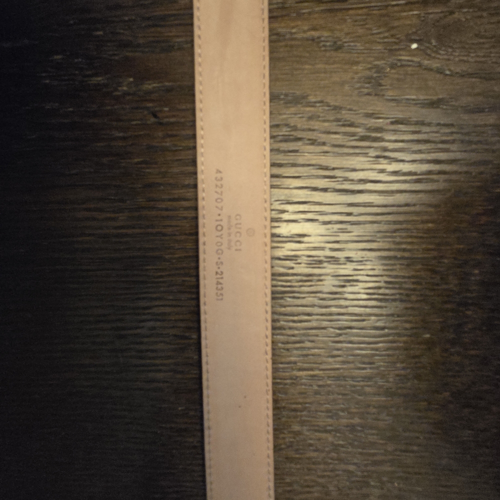 Gucci Beige Leather Belt